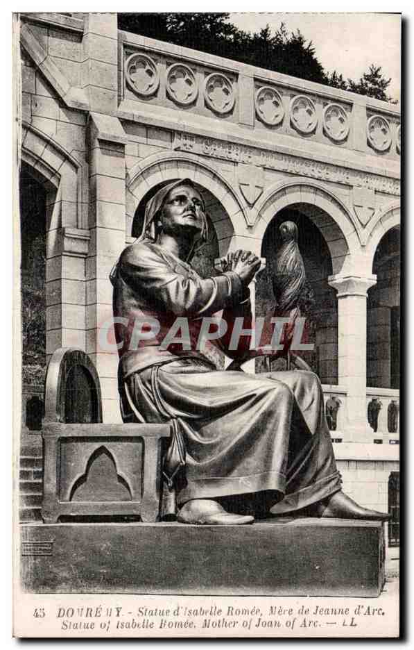 Douré - Statue d'Isabelle Romée, Mère de Jeanne d'Arc — éditeur L. L.