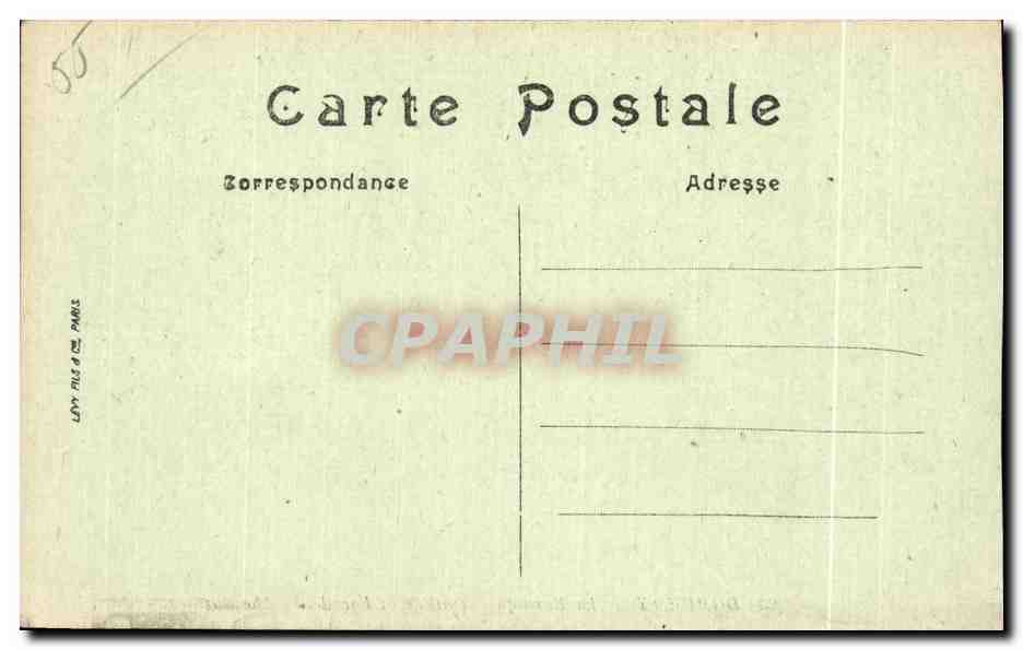 Domrémy — La Basilique, détail de la façade — L.L. — Achterkant