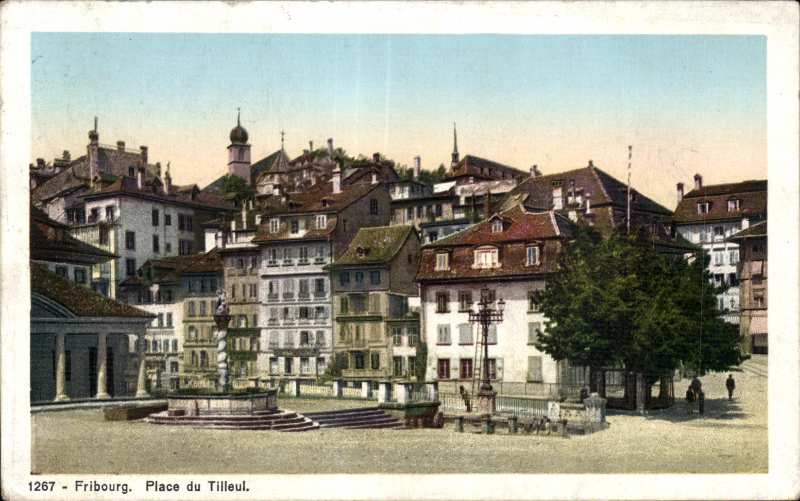 CPA Fribourg Place du Tilleul