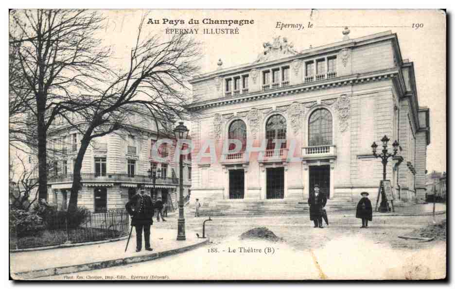 CPA Au Pays du Champagne Epernay Illustre