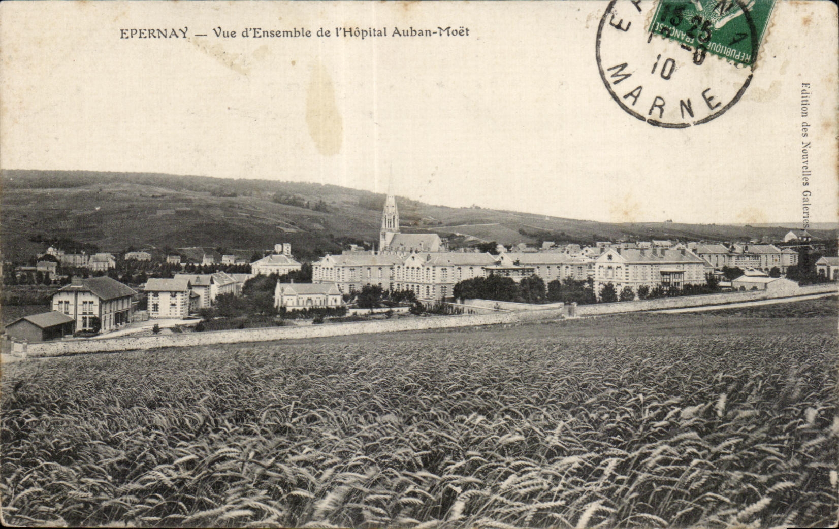 Epernay — Vue d'Ensemble de l'Hôpital Auban-Moët — Édition des Norvilles Galeries