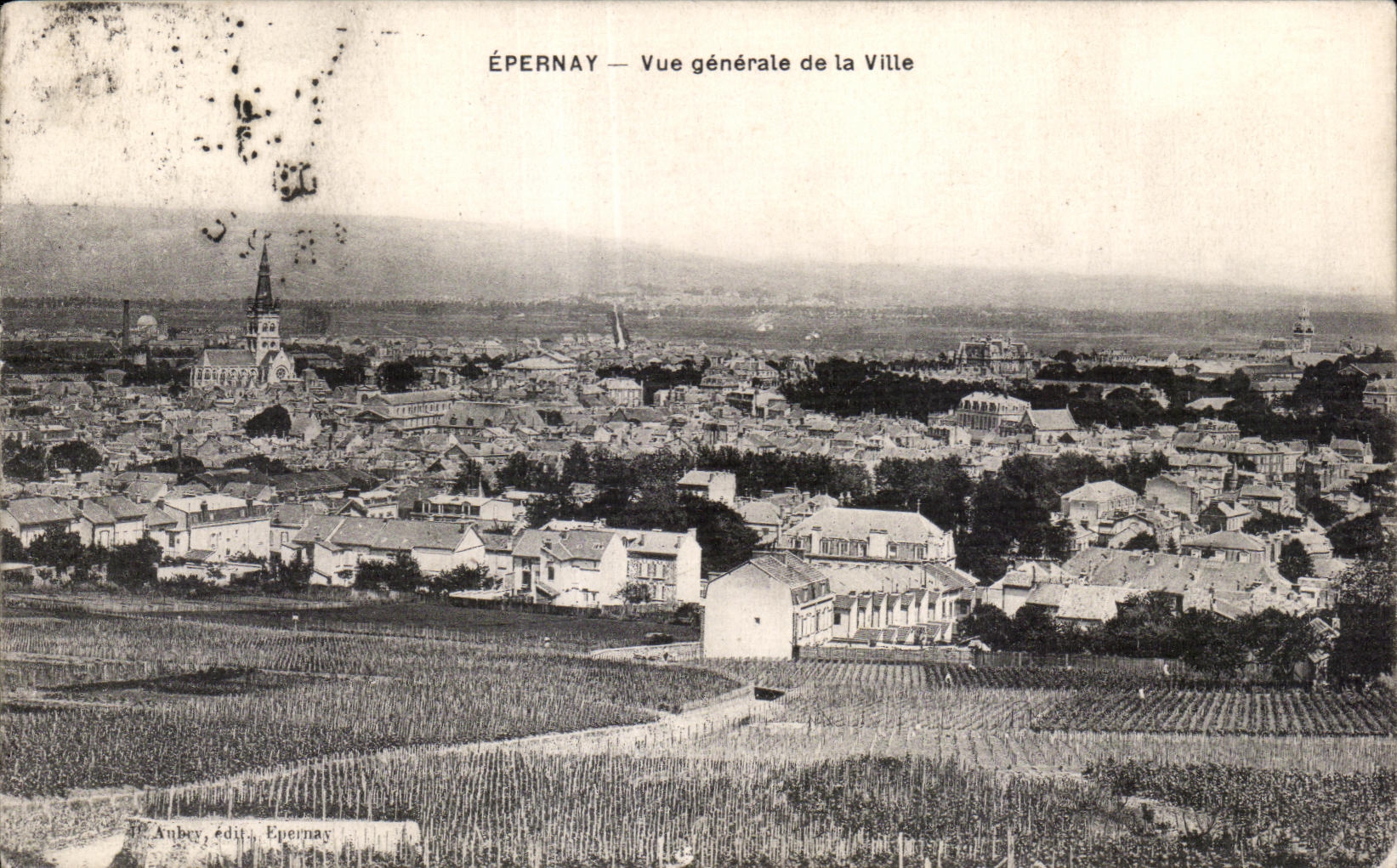 CPA Epernay Vue ganerale de la Ville