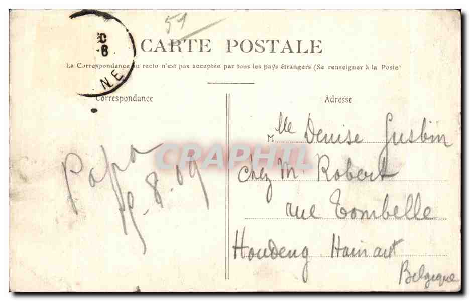 CPA Epernay Vue ganerale de la Ville — Rückseite