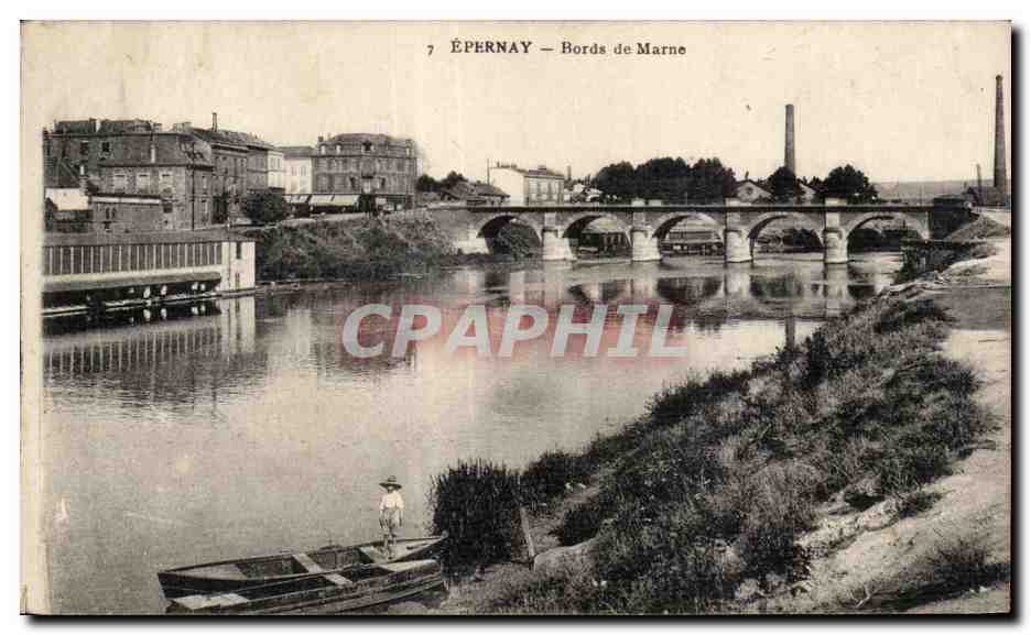 CPA Epernay Bords de Marne