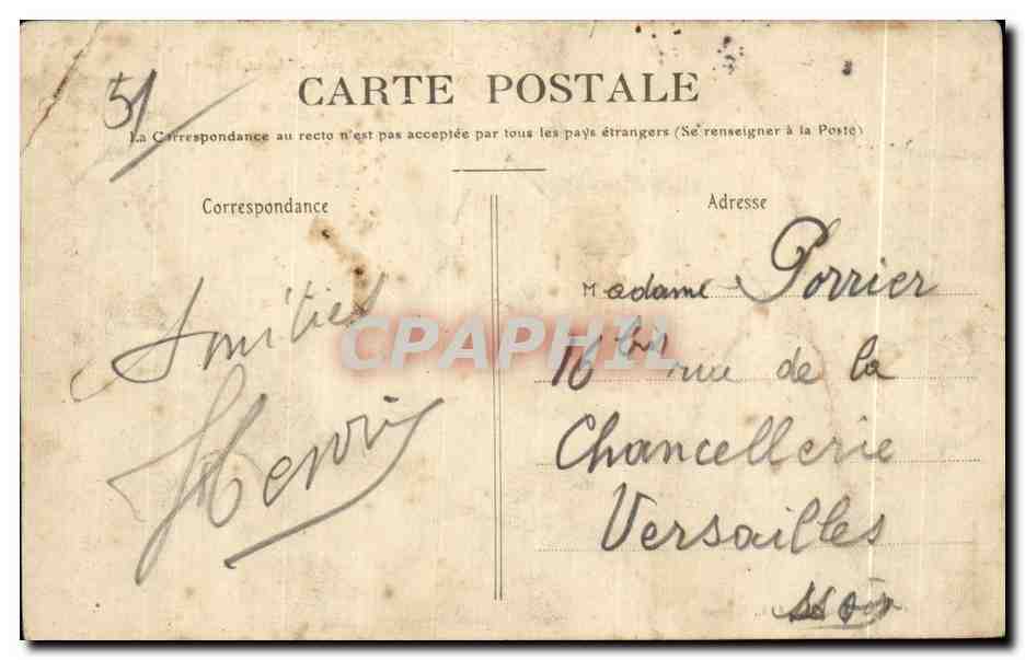 Pernay — Allgemeine Ansicht, aufgenommen von Saint-Laurent — Verlag: La Champagne — Rückseite