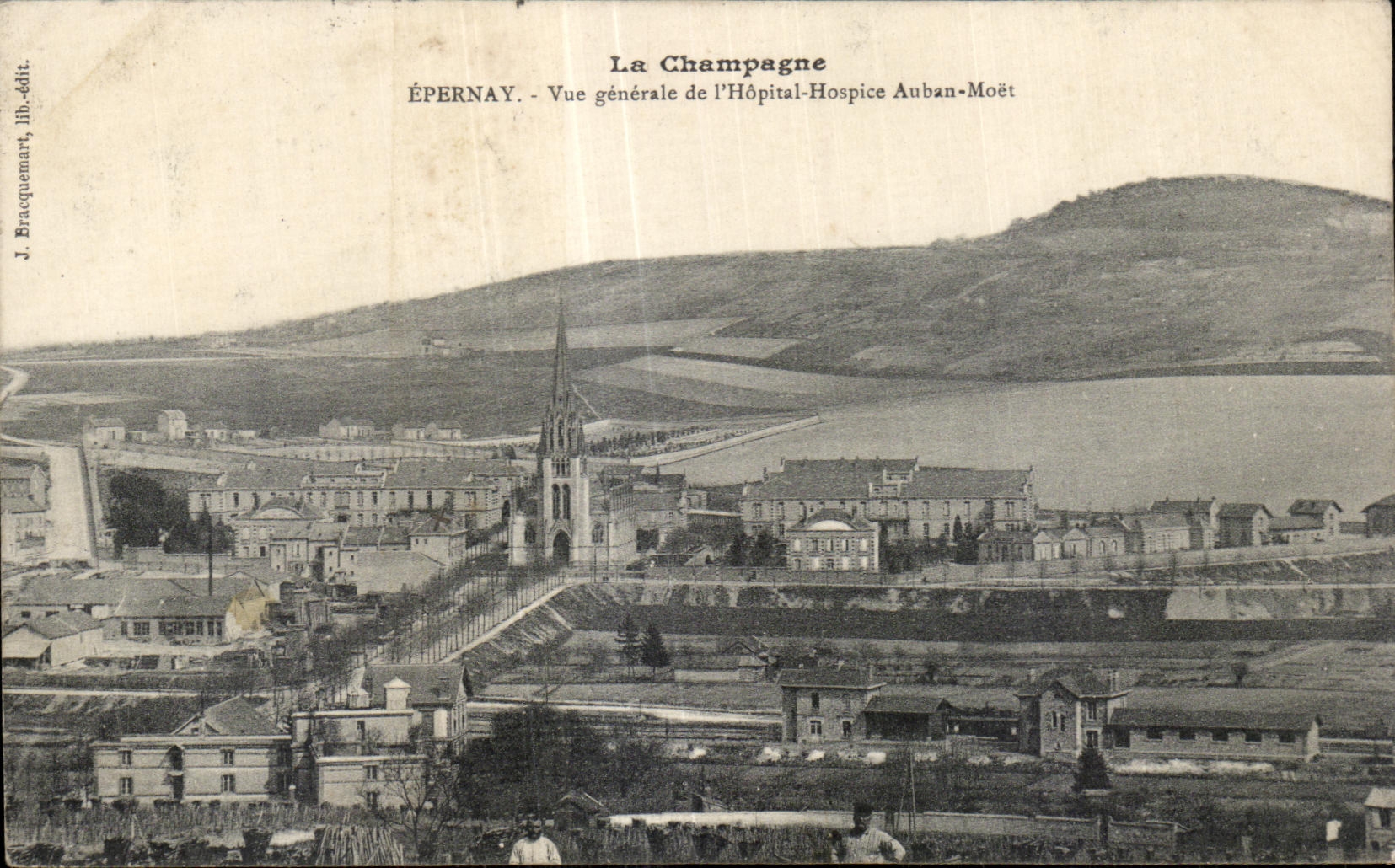 CPA La Champagne Epernay Vue generale de l Hospital Hospital Auban Moet