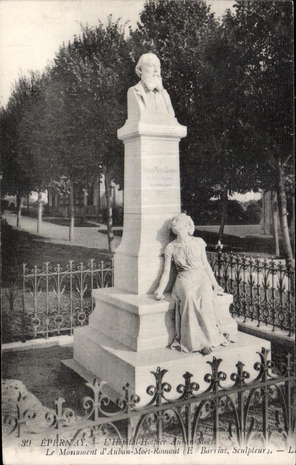 CPA Epernay L Hopital Hospice Le Monument d Auban Moet Romont