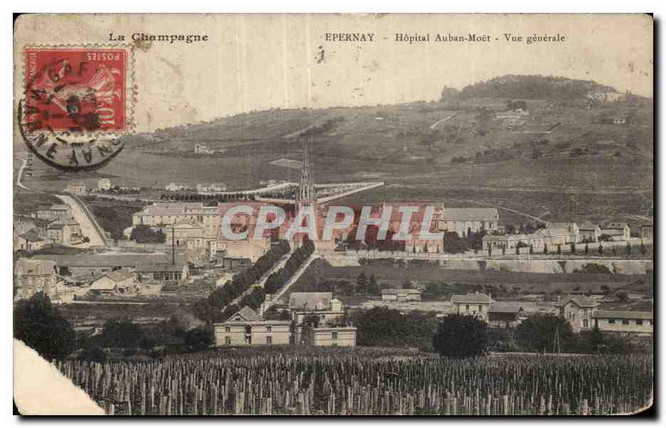 Epernay - Hôpital Auban-Moët - Vue générale — La Champagne