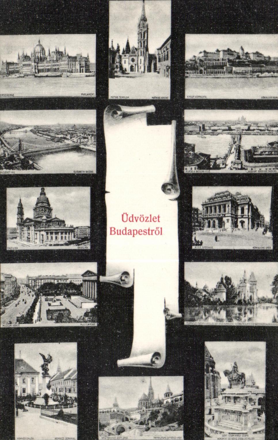 CPA Odvozlet Budapestrol Hongrie Hungary 