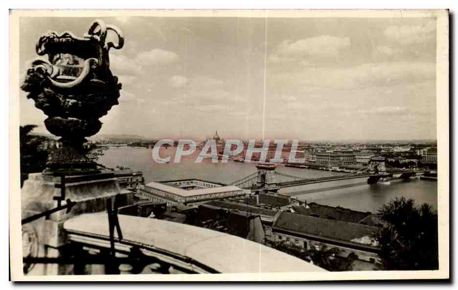 Budapest — Vue totale prise du mont Saint-Gerard — Berger & Emß, n°167