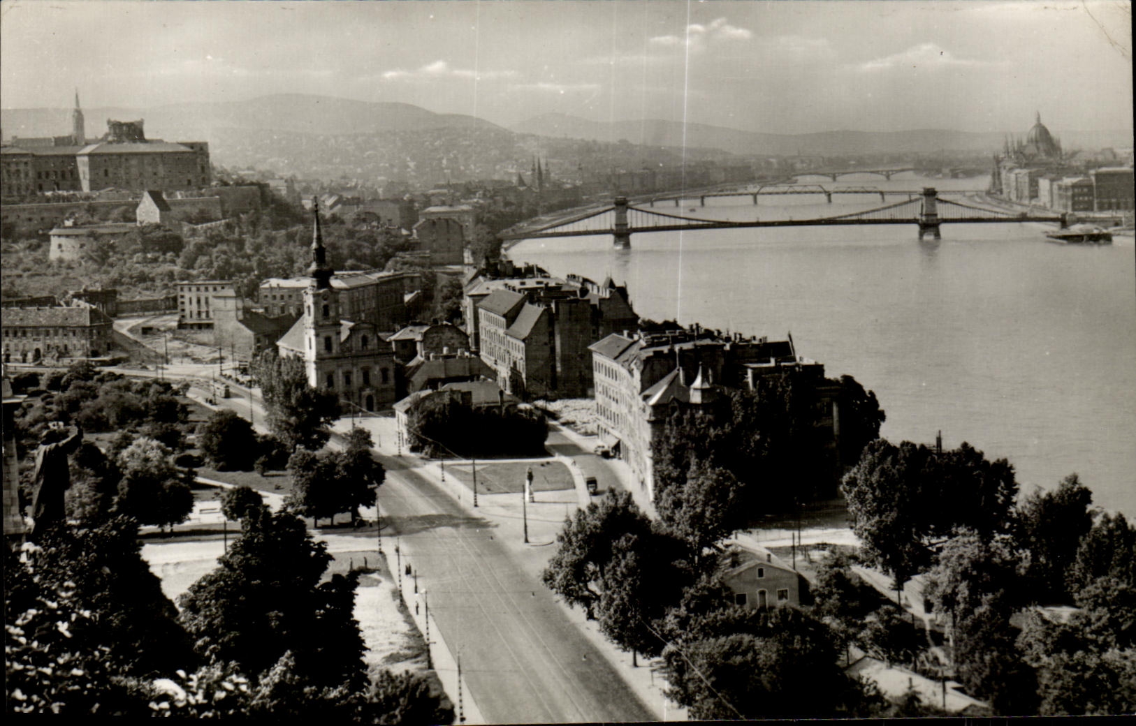 CPA Hungary Budapest Latkep Hongrie 