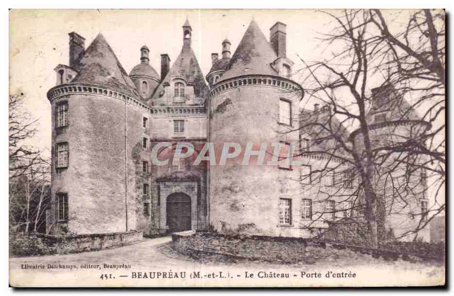 CPA Beaupreau Le Chateau Porte d entree