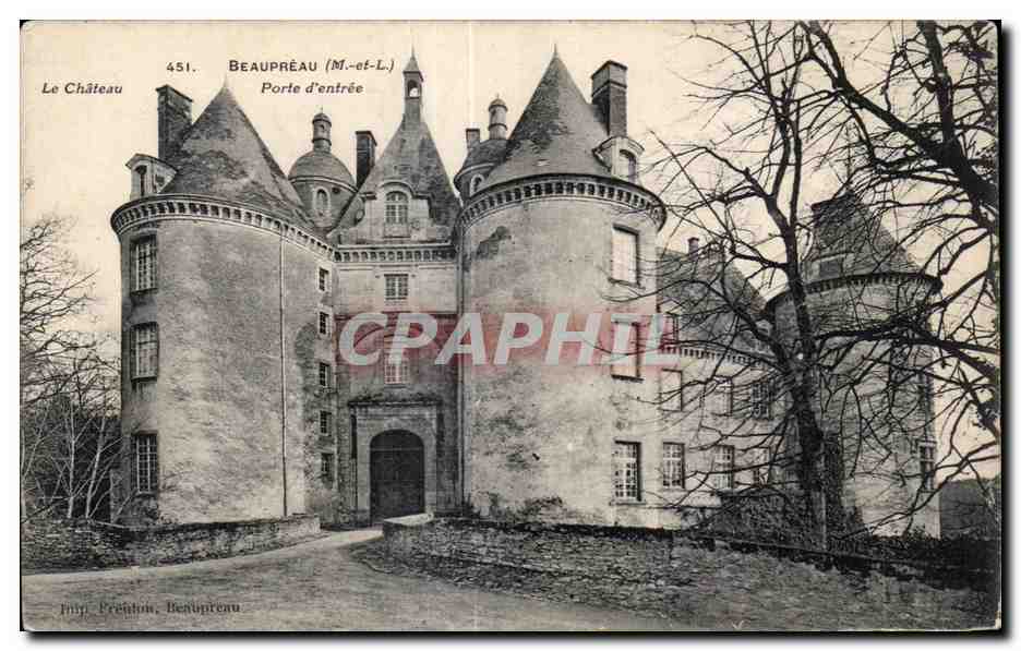 CPA Beaupreau Le Chateau Porte d entree