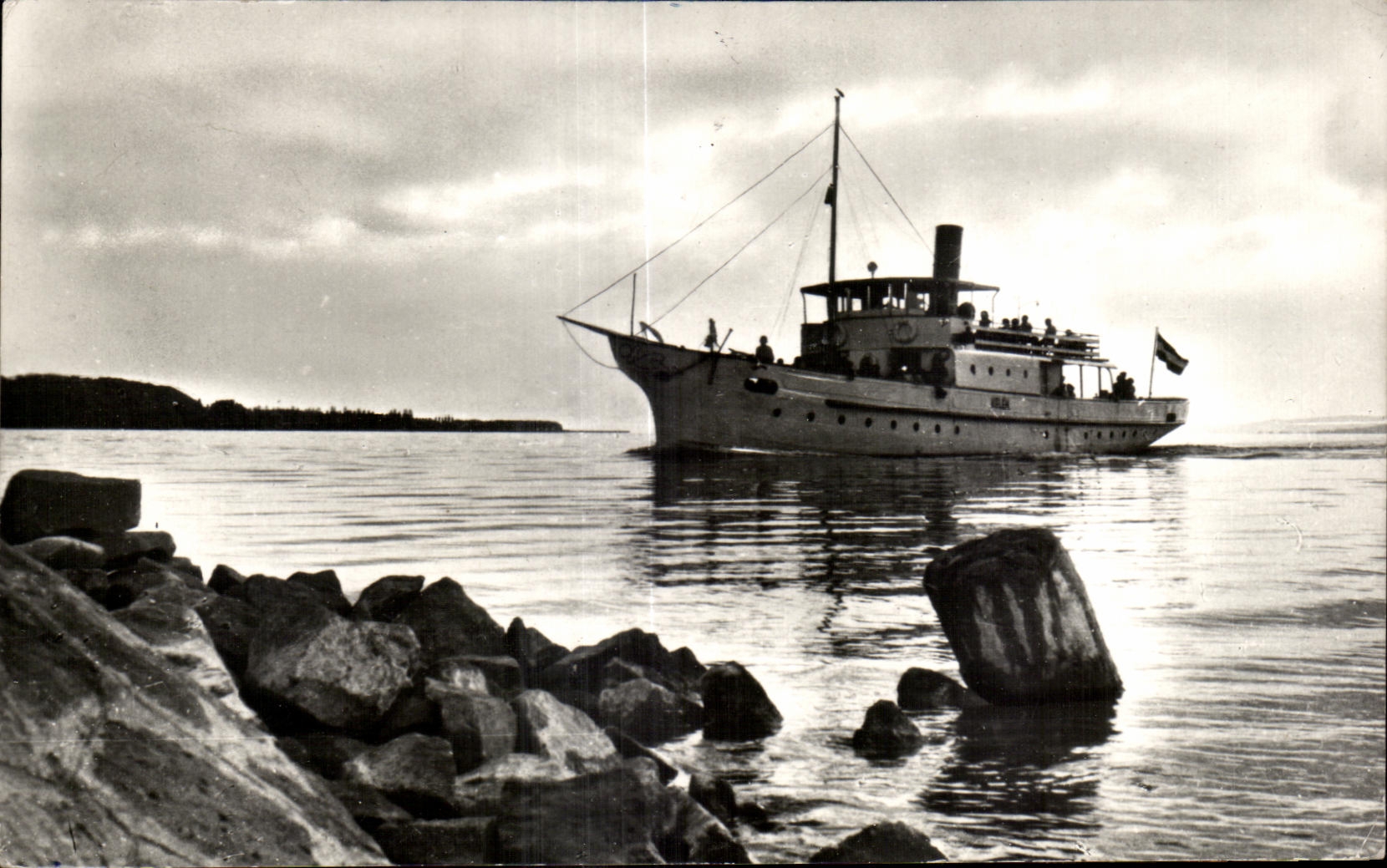 Bateau à vapeur sur le lac Balaton — Hargita, Éditeur : Képzenővészek, n° F 1001/11/563