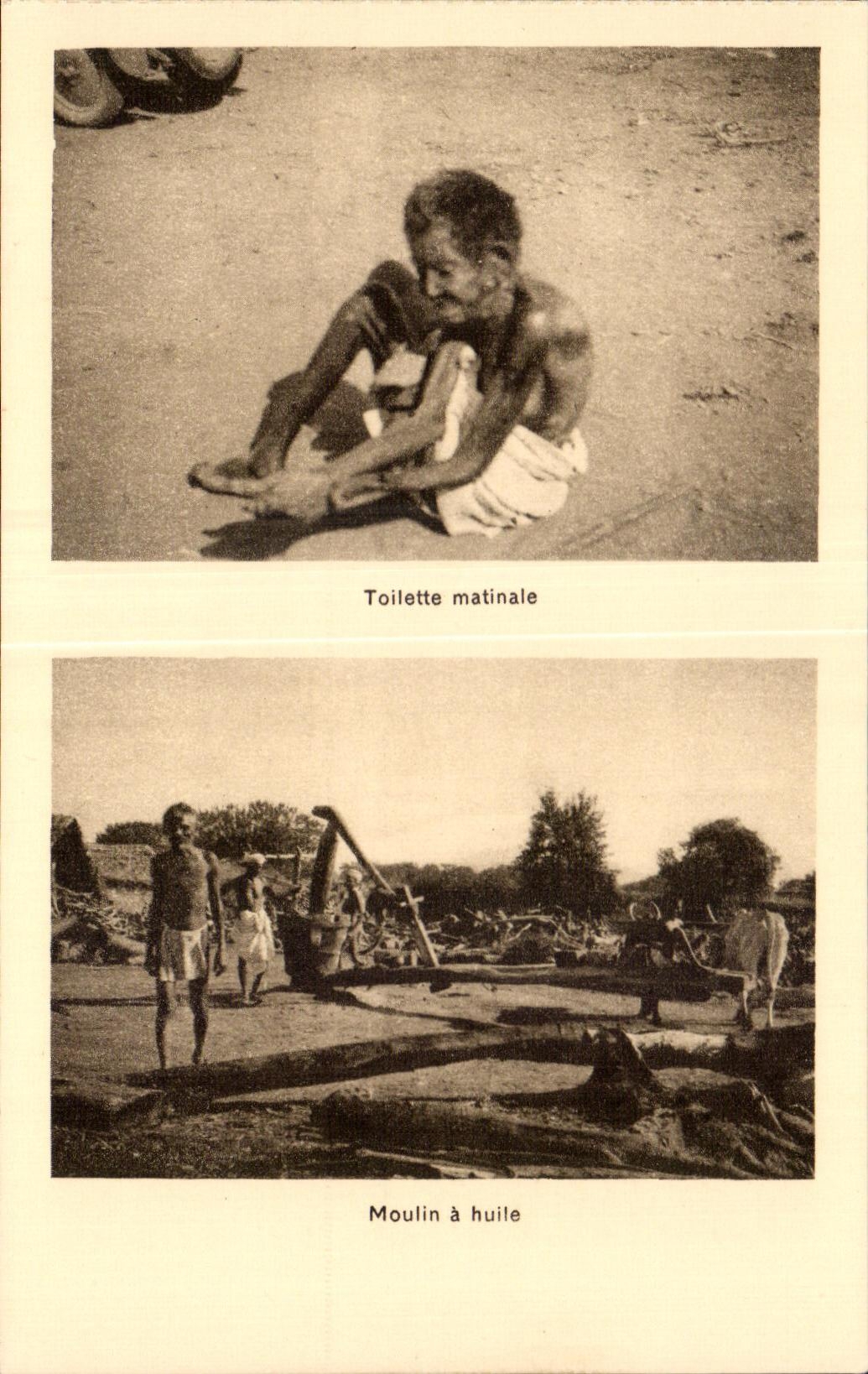 CPA Inde india Missions etrangeres Eveche de Salem Moulin a Huile