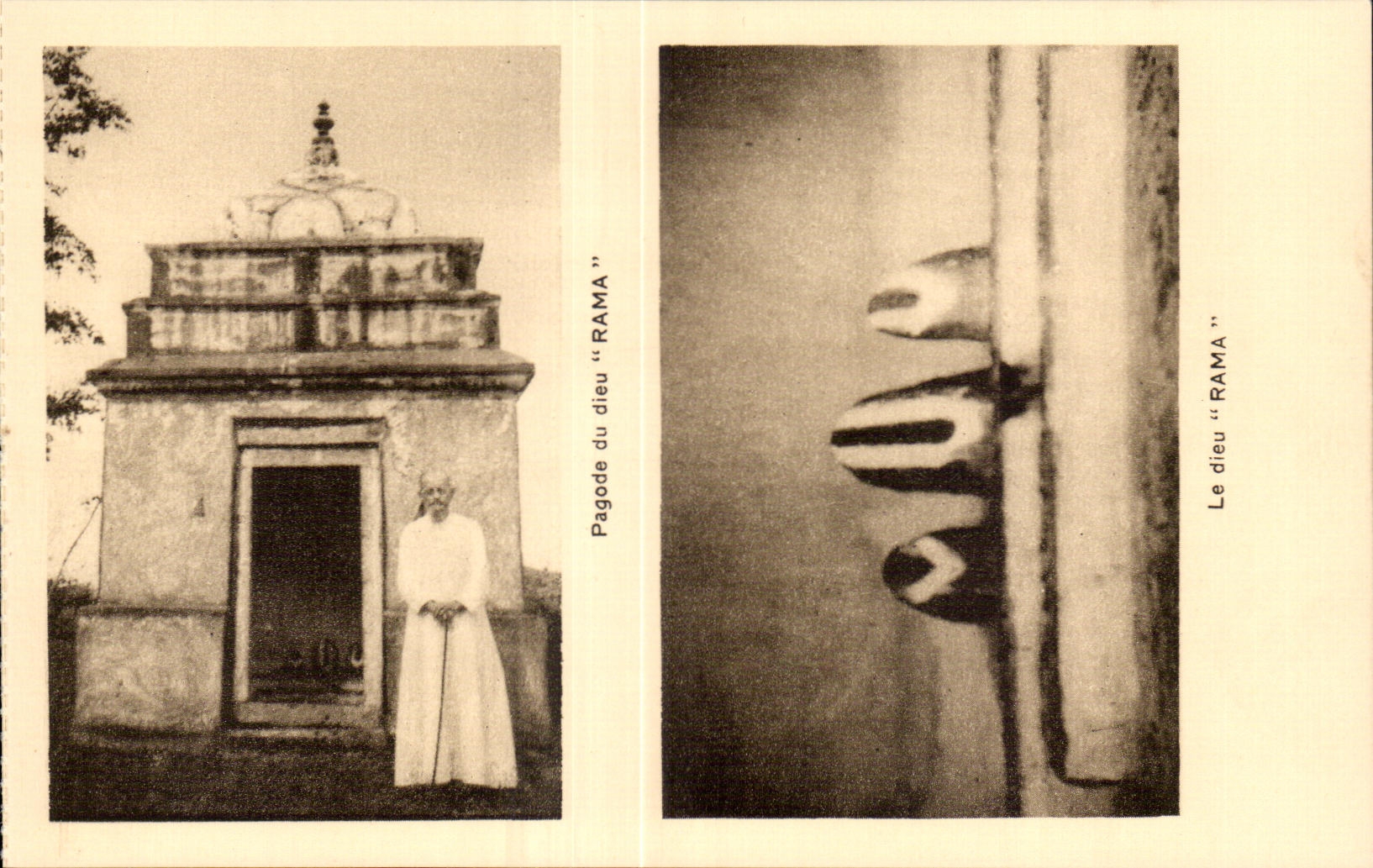 CPA Inde india Missions etrangeres Eveche de Salem Le dieu Rama 