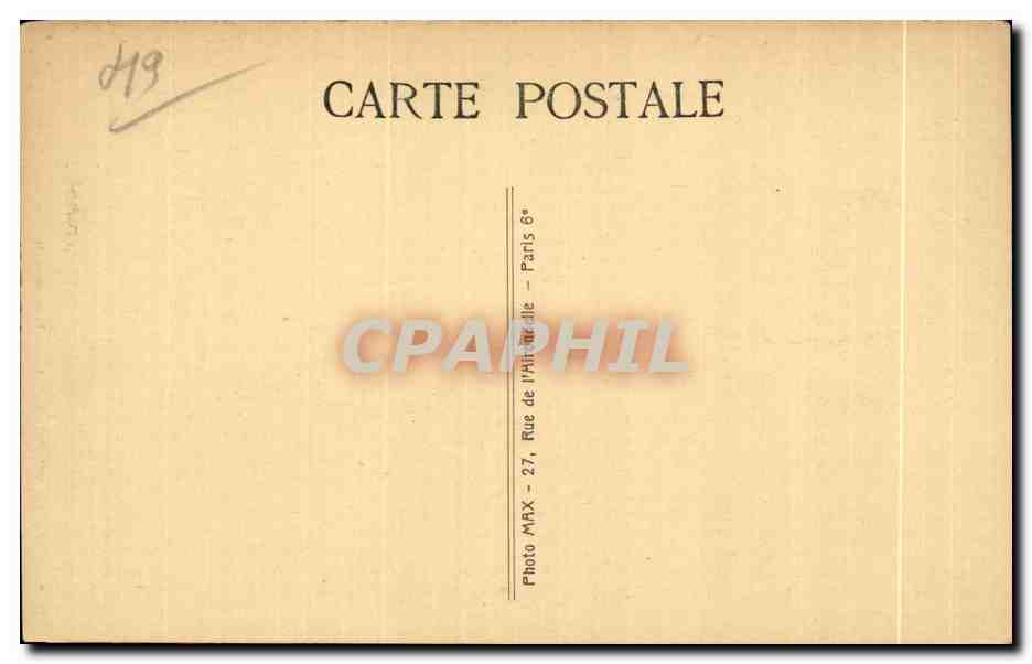 CPA Cholet Interieur de L Eglise Notra Dame — Back