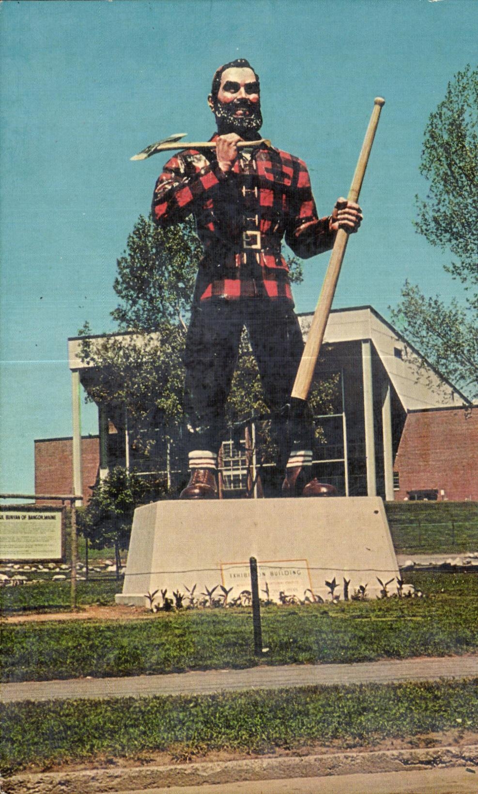CPA Statue of the legendary Paul Bunyan at Bangor Maine