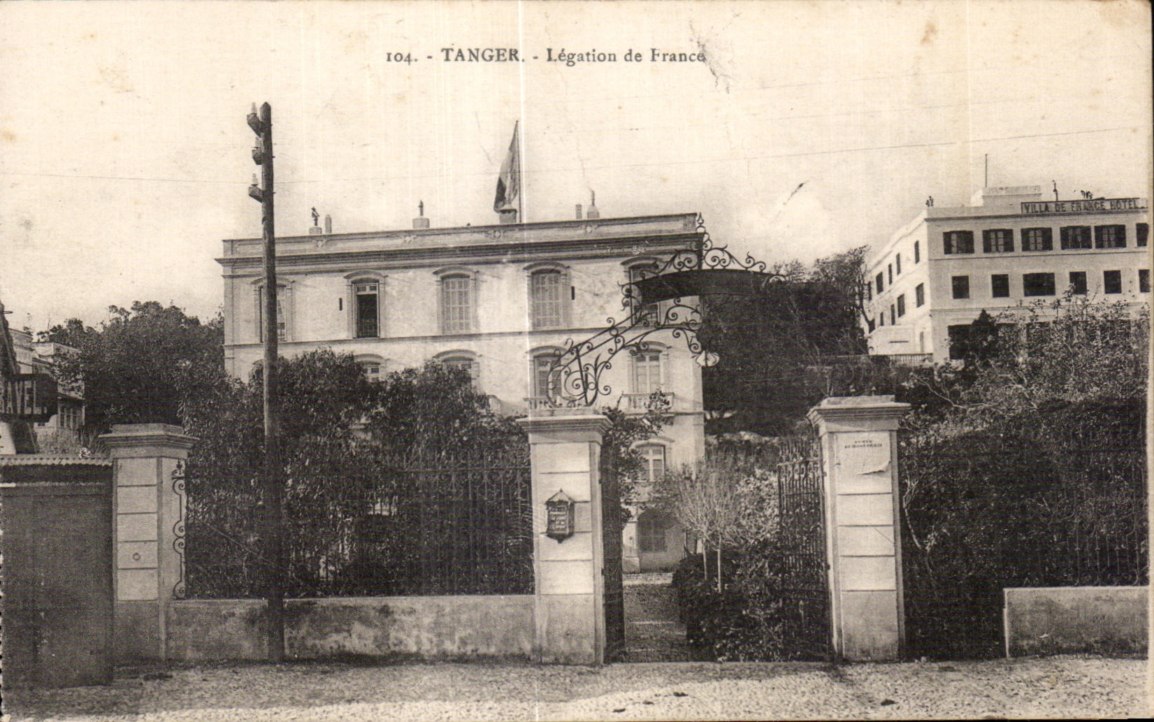CPA Maroc Tanger - legation de france