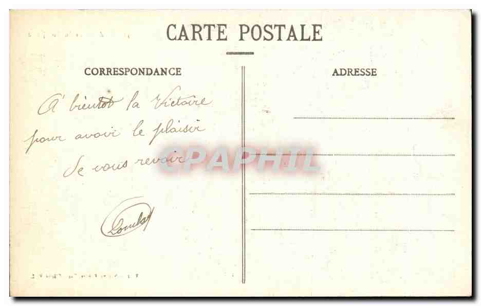 CPA Maroc Fez Vue du Bordj sud — Rückseite