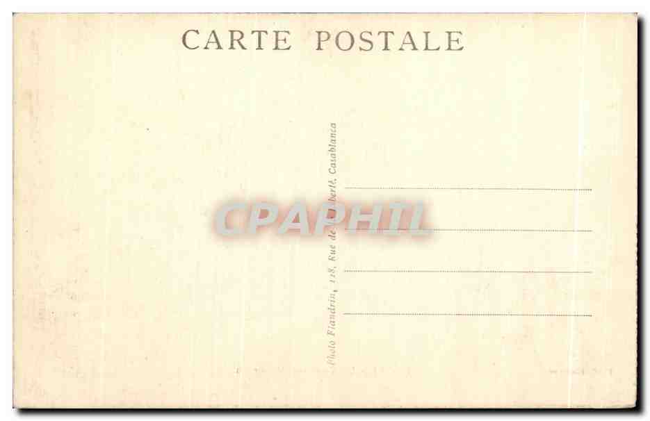 CPA Maroc Un Cavalier Marocain Cheval horse  — Back
