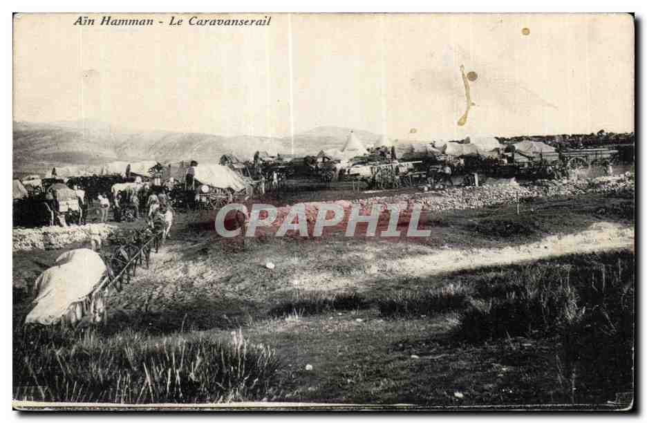 CPA Maroc Ain Hamman Le Caravanserail