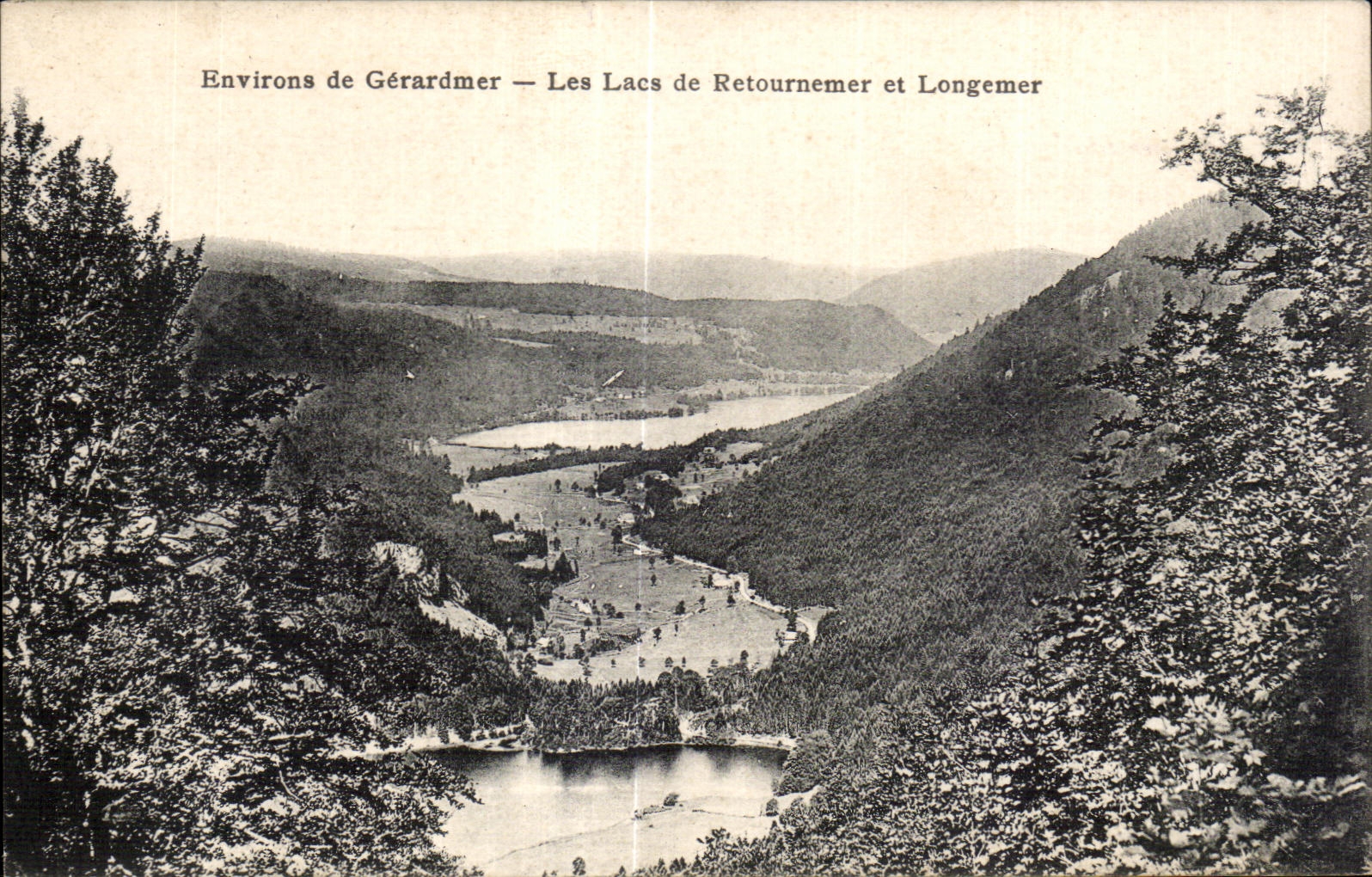 Environs de Gérardmer — Les Lacs de Retournemer et Longemer — Hotel du Lac de Longemer