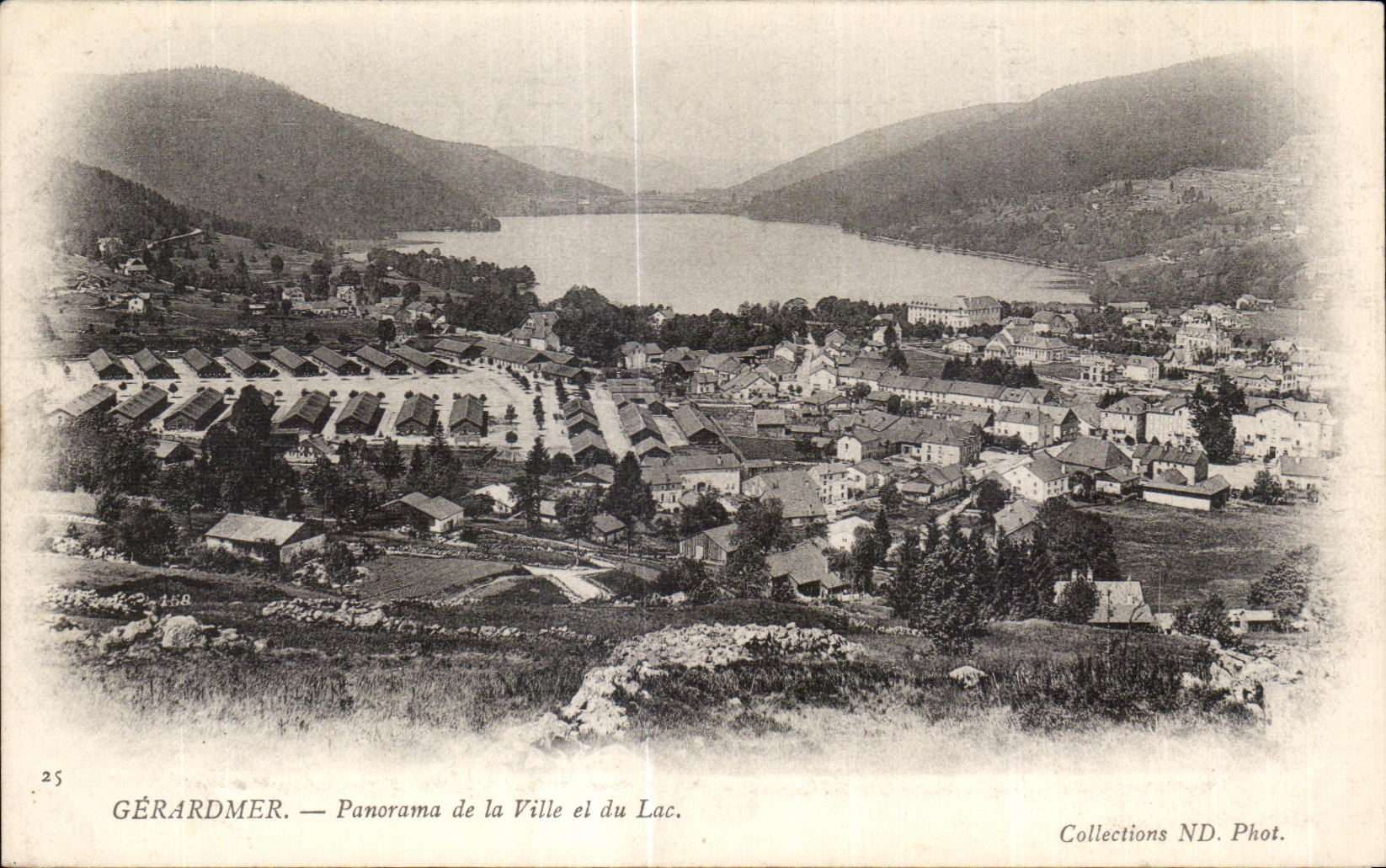 Gerardmer Panorama de la Ville el du Lac