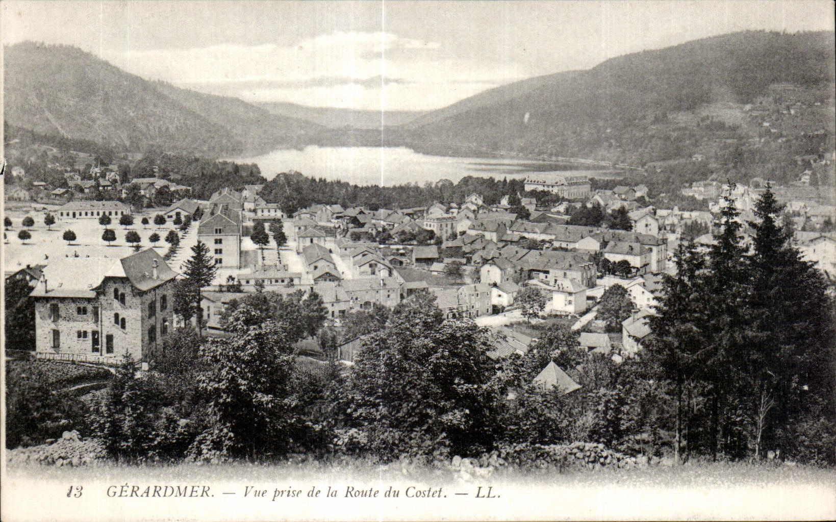 Gerardmer Vue prise de la Roche du Costet