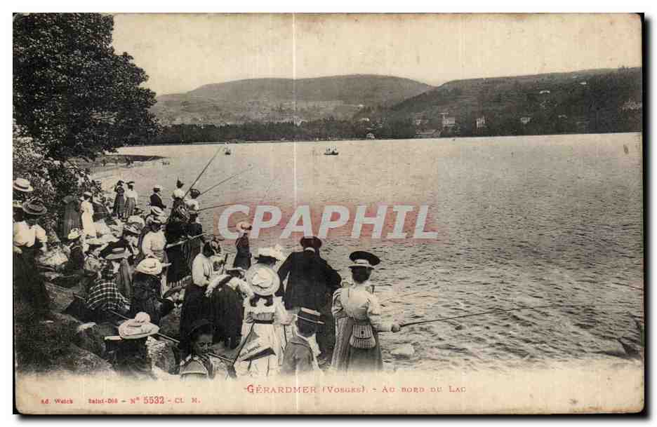 Gerardmer Au nord du Lac Pecheurs Peche 