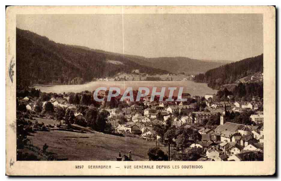 Gérardmer — Vue générale depuis les Goutridos — CPAPHIL n° 5257