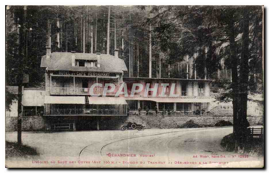 Gerardmer Vosges Hotel du saut des cuves Stattion du tramway