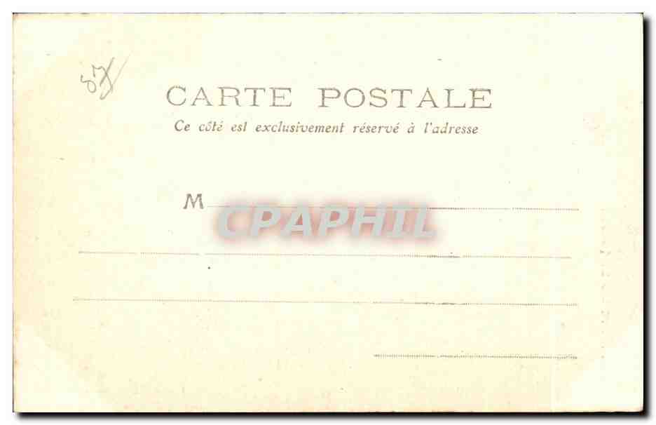 CPA Bebe Barbichet Limousin Folklore Costume — Verso