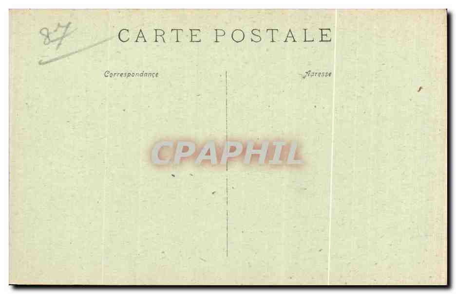 CPA Le Dorat (Haute Vienne) Interieur de I Eglise — Back