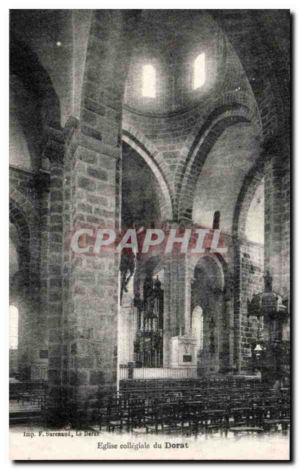CPA Eglise Collegiale du Dorat 
