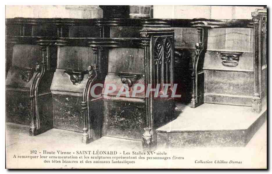 CPA Haute Vienne Saint Leonard Les Stalles 