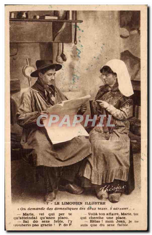 CPA Le Limousin Illustre Paysans