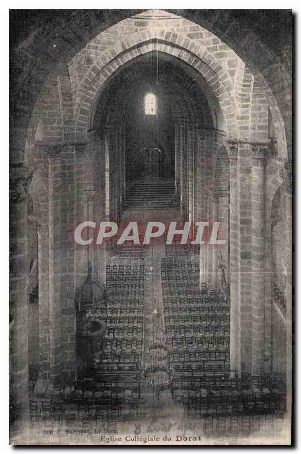CPA Eglise Colleginle du Dorat
