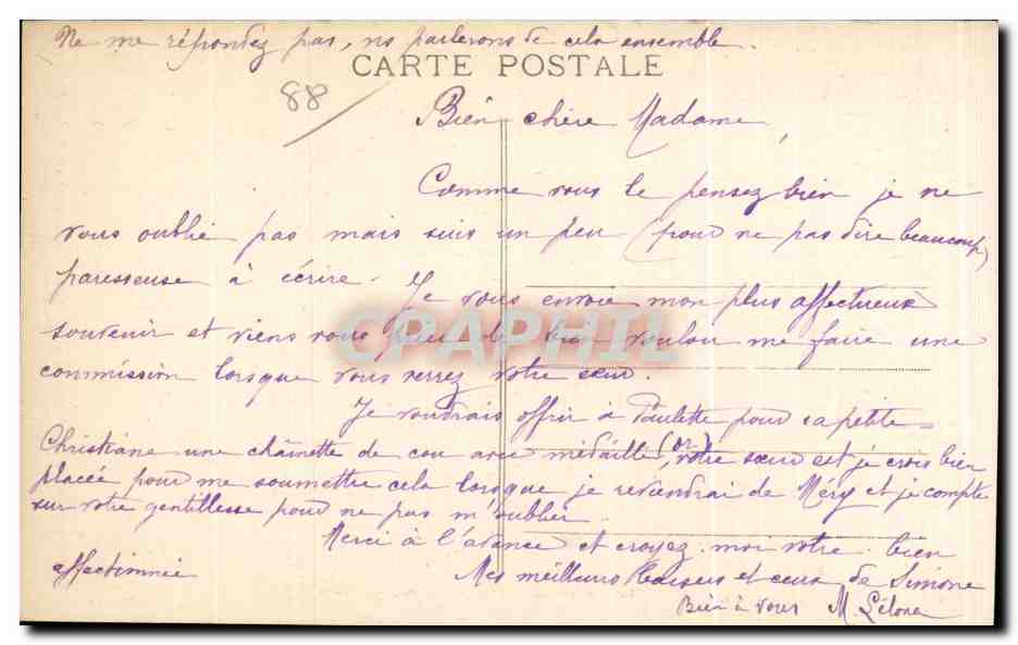 CPA Bains Les Bains (Vorges) Le Lac dans le Pare — Rückseite