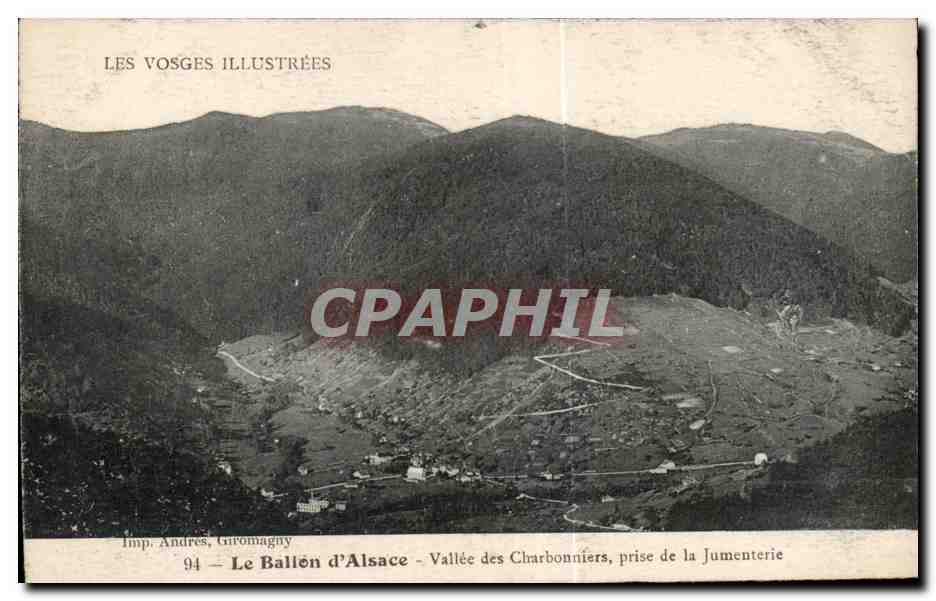CPA Les Vosges Illustrees Le Ballon d Alsace Vallee des Charbonniers prise de la Jumenterie