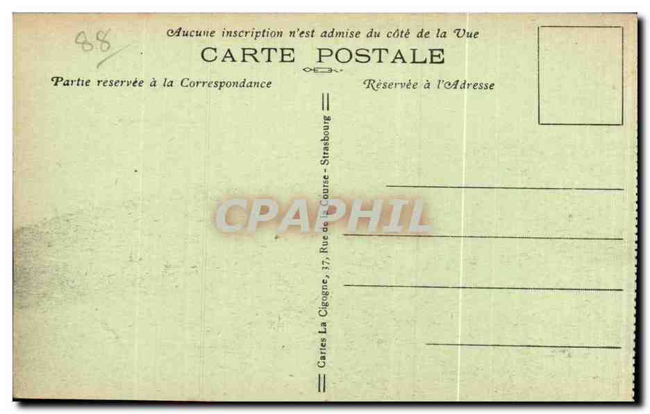 CPA Ballon D Alsace Le Sommet vu de la Route Moto Motorcycle  — Rückseite