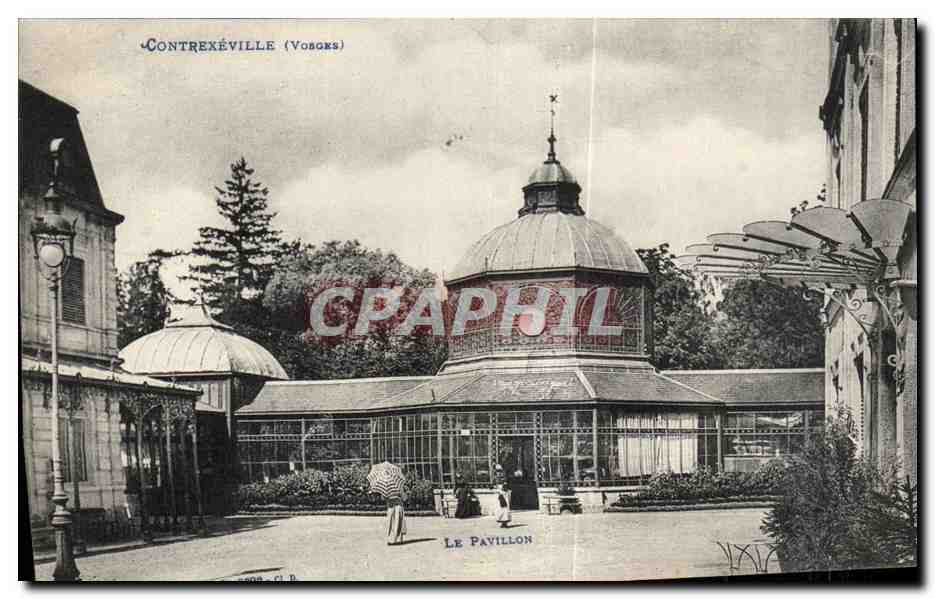 CPA Contrexeville (Vosges) Le pavillon 