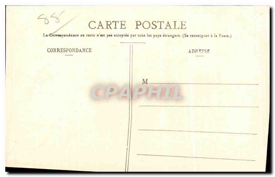 CPA Contrexeville (Vosges) Le pavillon  — Rückseite