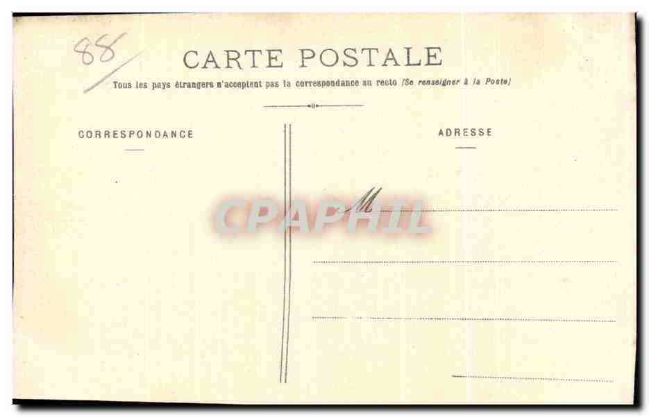 CPA Contrexeville (Vosges) Un Coin Du Parc — Rückseite