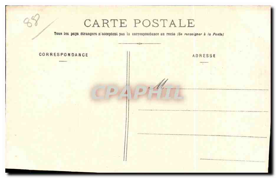 CPA Contrexeville (Vosges) Vestibule Du Casino — Rückseite