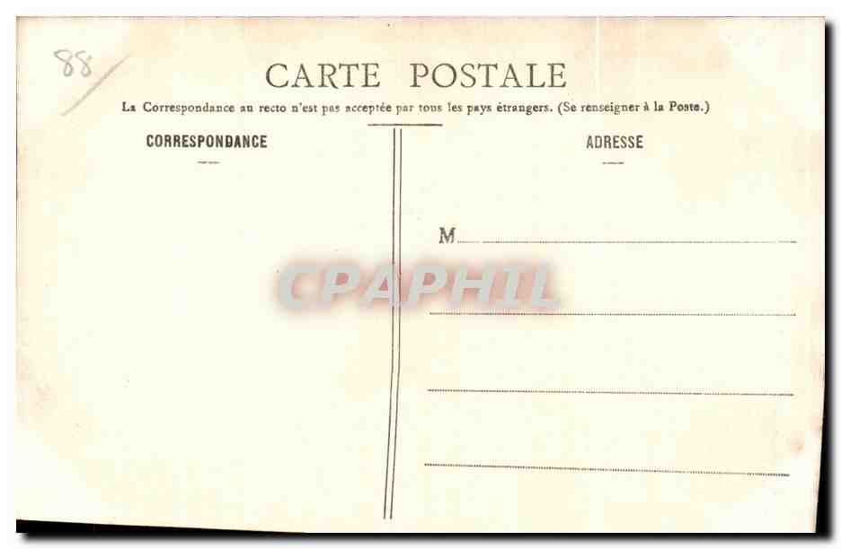 CPA Contrexeville(Vosges) L Eglise — Rückseite