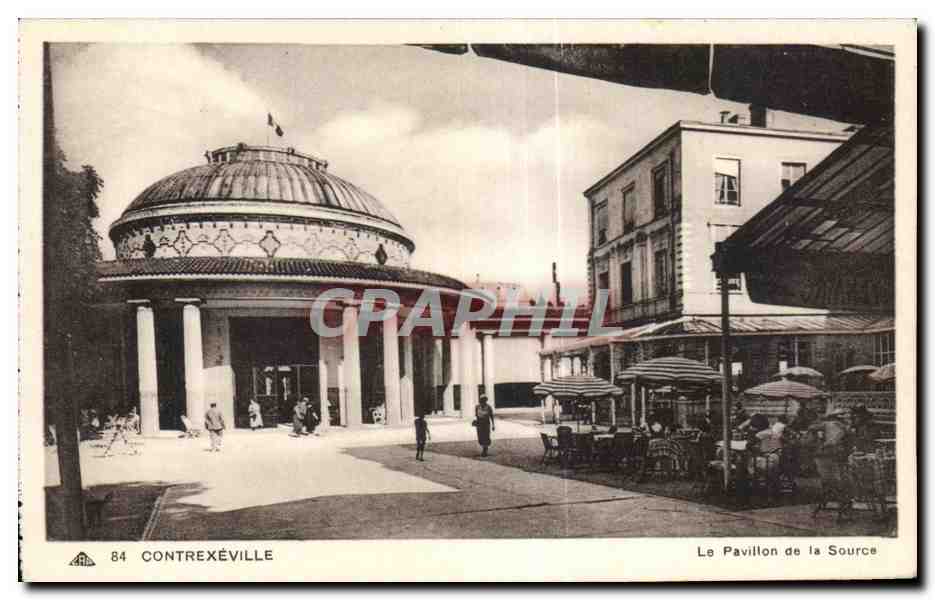 CPA Contrexeville ( Vosges) Pavillon de la source