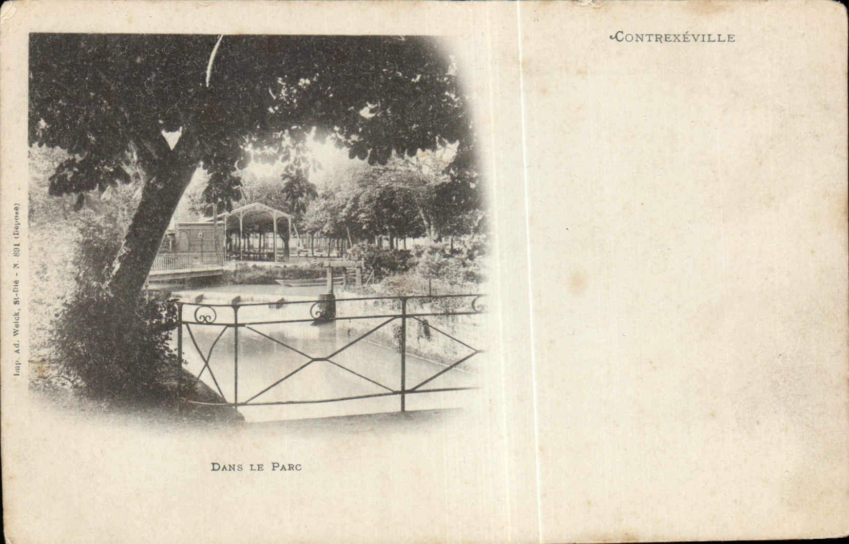 CPA Contrexeville Dans Le Parc
