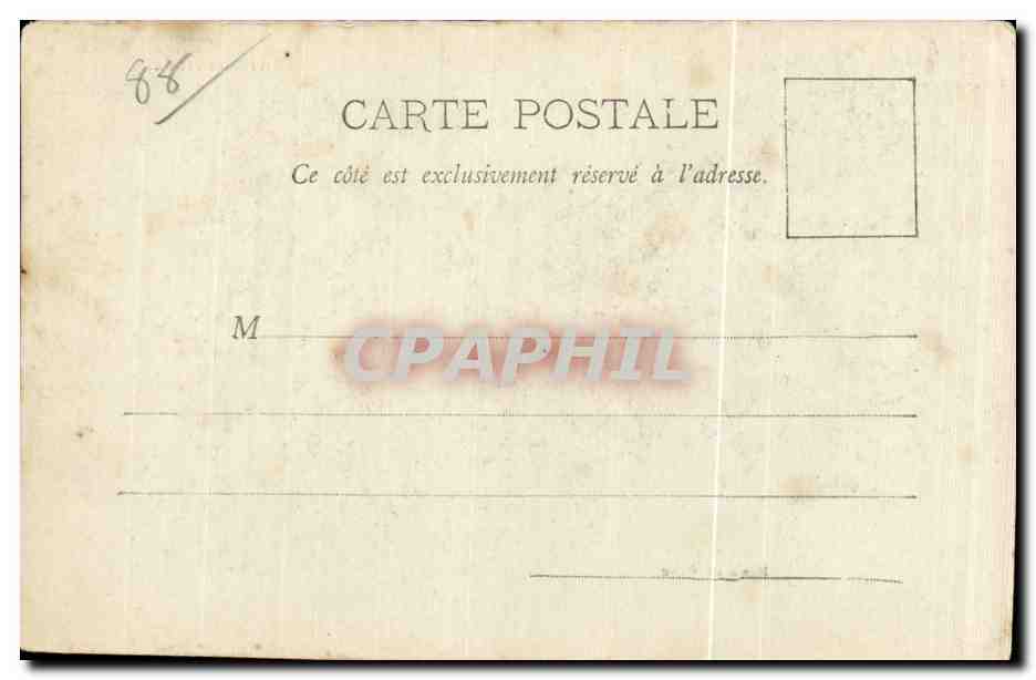 CPA Contrexeville Dans Le Parc — Rückseite