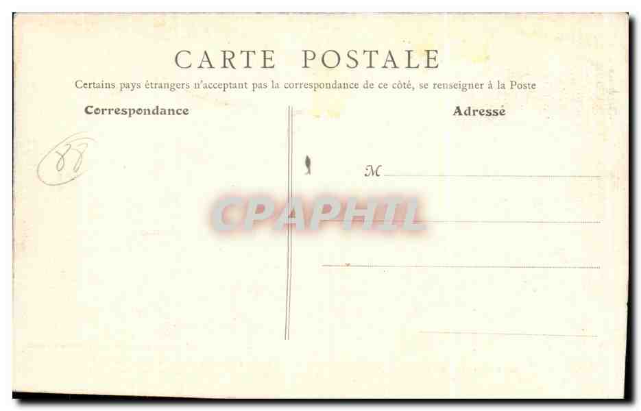 CPA Contrexeville (Vosges) Cour d honneur de l Etablissement hydromineral — Rückseite
